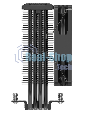 Кулер PCCooler Paladin EX400S черный 120мм алюминий+медь 1800rpm 28.6db 4-pin 180W 157мм