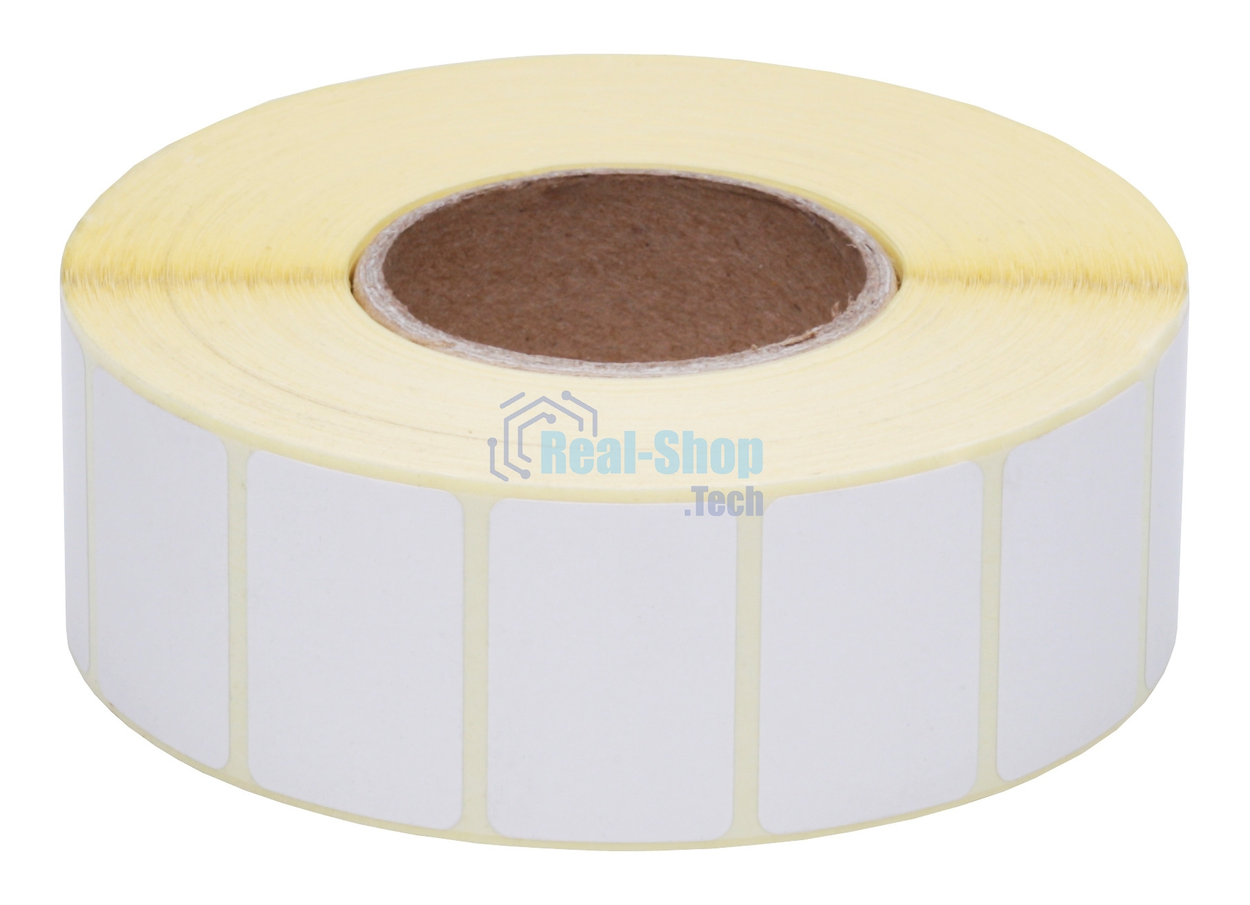 Термоэтикетки Cactus Eco CS-TE30201800 сег.:30x20мм самоклей. д.вн.рул.92мм д.вт.40мм 1800шт/рул белый