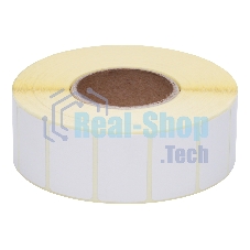 Термоэтикетки Cactus Eco CS-TE30201800 сег.:30x20мм самоклей. д.вн.рул.92мм д.вт.40мм 1800шт/рул белый