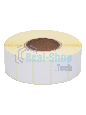 Термоэтикетки Cactus Eco CS-TE30201800 сег.:30x20мм самоклей. д.вн.рул.92мм д.вт.40мм 1800шт/рул белый