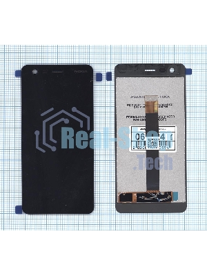 Дисплей для Nokia 2 черный