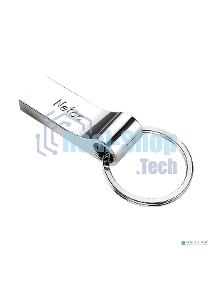 Флешка USB Netac U275 (NT03U275N-016G-20SL), 16Gb, USB 2.0, R/W 50/15, серебристый