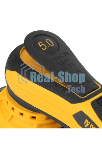 Эксцентриковая шлифовальная машина бесщеточная Denzel OS-150-BL, 350 Вт, 4000-10000 об/мин