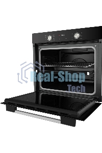 Встраиваемый духовой шкаф Kuppersberg HO 608 B электрический, High-Tech, 60 см, объем 80 л, 8 режимов, поворотное управление, макс. Температура 300 градусов, дисплей, таймер, черный
