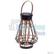 Светильник садовый Rexant Тростник, 22,5 см, 3000К, встроенный аккумулятор, солнечная панель, коллекция Бали