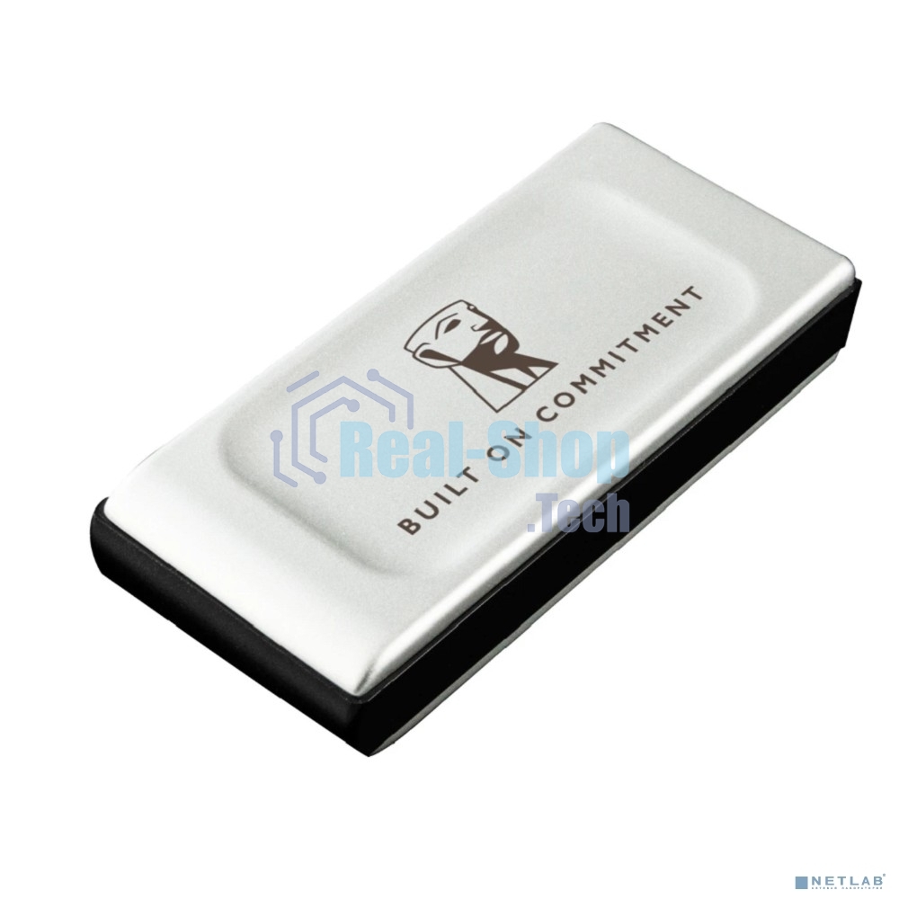 Внешний SSD Kingston XS2000, 1TB, USB 3.2 Gen 2x2 Type-C, R/W 2000/2000, серебристый