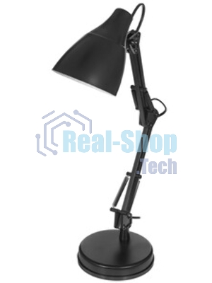Светильник KD-313 C02 настол. 230В 60Вт E27 черный Camelion 13640