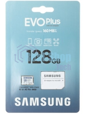 Флеш карта Samsung EVO Plus microSDXC 128 Gb MB-MC128SA/APC