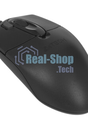 Мышь проводная A4Tech OP-730D черный, 1200 dpi, USB, кнопки - 4
