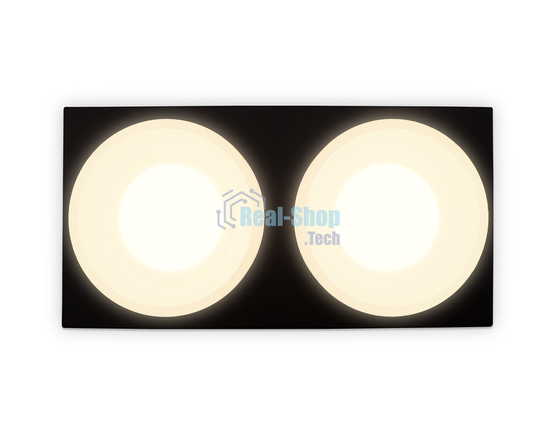 Светильник Ambrella light TN1319/2 SBK/FR черный песок/белый матовый GU5.3 182*92*45