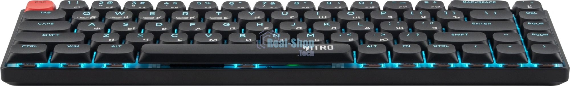 Клавиатура Acer OKR400 гибридная, USB Type-A, Bluetooth, радиоканал, чёрный