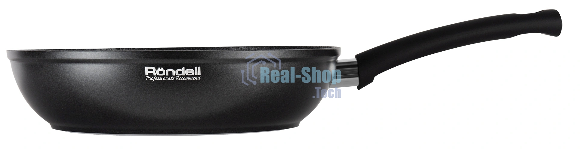 Сковорода Rondell Mustang RDA-598, 26см, без крышки, черный