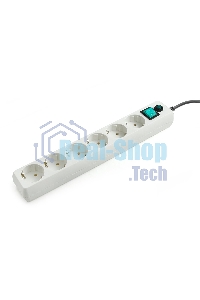 Сетевой фильтр Гарнизон ЕНW-0 0,5 м 6 розеток белый для UPS 