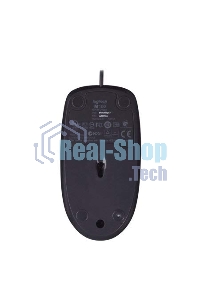 Мышь проводная Logitech M100/100R DARK/GREY (темно-серая/черная), 1000 dpi, USB, кнопки - 3