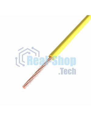 Провод ПГВА Rexant 1х0.75 мм², Cu, желтый, бухта 200 м