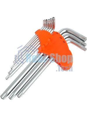 Набор ключей PATRIOT SKТ-9L, TORX, длинные, T10-T50, CRV, 9 шт