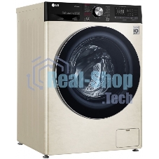 Стиральная машина LG F4V5VS9B бежевый, загрузка фронтальная 9 кг, 1400 об/мин, класс: А