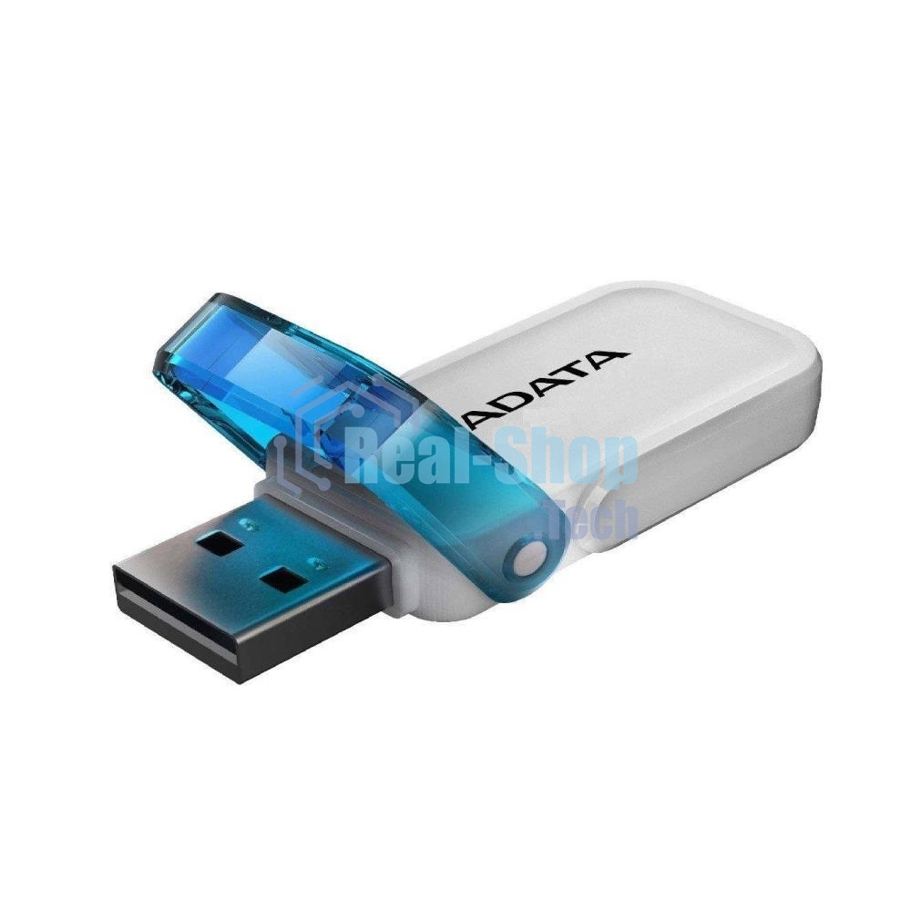 Флешка USB ADATA UV240 (AUV240-32G-RWH), 32Gb, USB 2.0, R/W 15/5, белый/синий