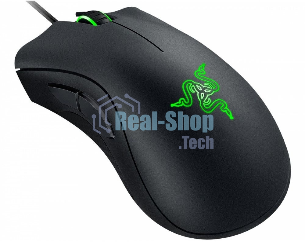 Мышь проводная Razer DeathAdder Essential черный, 6400 dpi, USB, кнопки - 5