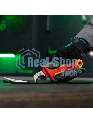 Нож Сибртех диэлектрический до 1000 В, для снятия оплетки электрокабелей