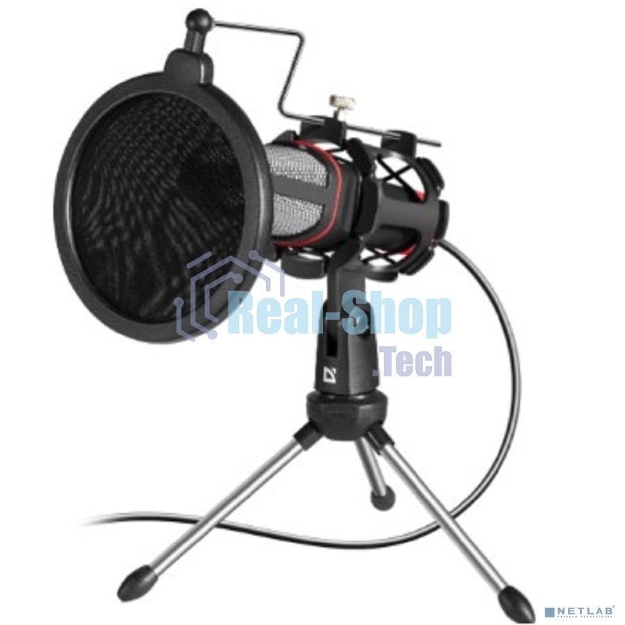 Микрофон Defender Forte GMC 300 3,5 мм, провод 1.5 м