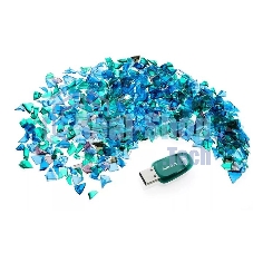 Флешка USB 128Gb SanDisk CZ96 Ultra Eco, USB 3.2, Blue-Green