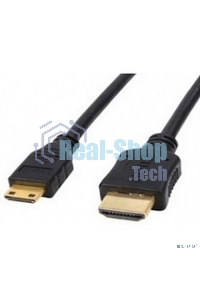Кабель Exegate HDMI to miniHDMI (19M -19M) 1.8м, ver1.4, позолоченные контакты
