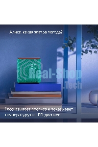 Умная колонка Яндекс Станция Миди, ZigBee, 24Вт, с голосовым ассистентом Алиса на YaGPT, изумрудный