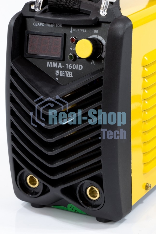 Аппарат инверторный дуговой сварки Denzel ММА-160ID, 160 А, ПВР 60%, диам.эл.1,6-3,2 мм, провод 2 м