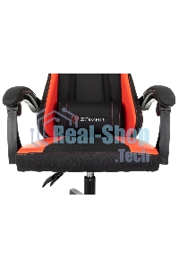 Кресло игровое Zombie Rudger черный/красный