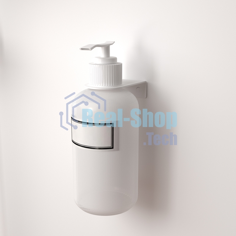 Держатель дозатора для жидкого мыла и шампуней Rexant на 1 флакон настенный, белый