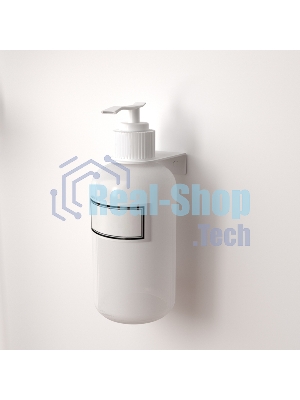 Держатель дозатора для жидкого мыла и шампуней Rexant на 1 флакон настенный, белый