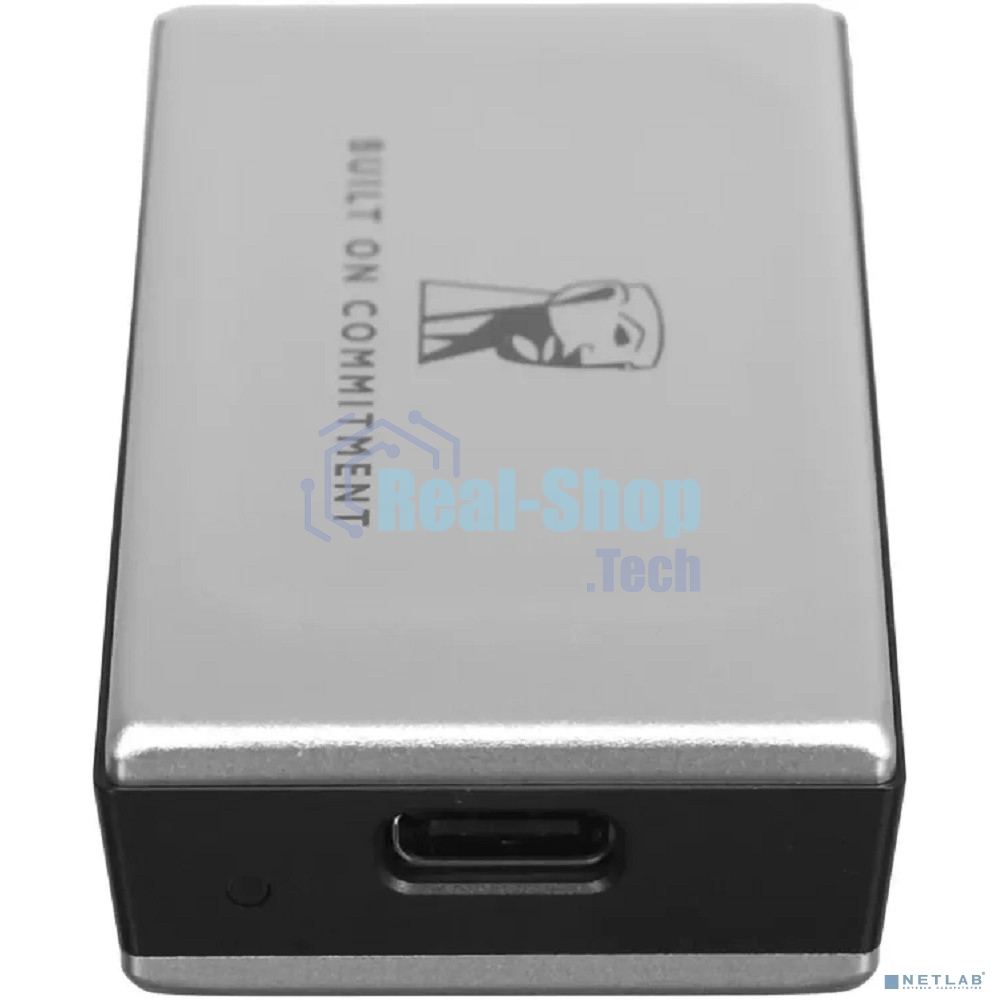Внешний SSD Kingston XS2000, 1TB, USB 3.2 Gen 2x2 Type-C, R/W 2000/2000, серебристый