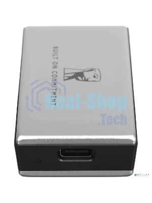 Внешний SSD Kingston XS2000, 1TB, USB 3.2 Gen 2x2 Type-C, R/W 2000/2000, серебристый