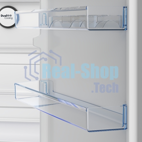 Холодильник Beko B3R1CNK363HW (R) белый двухкамерный 220/100л морозилка снизу, No Frost