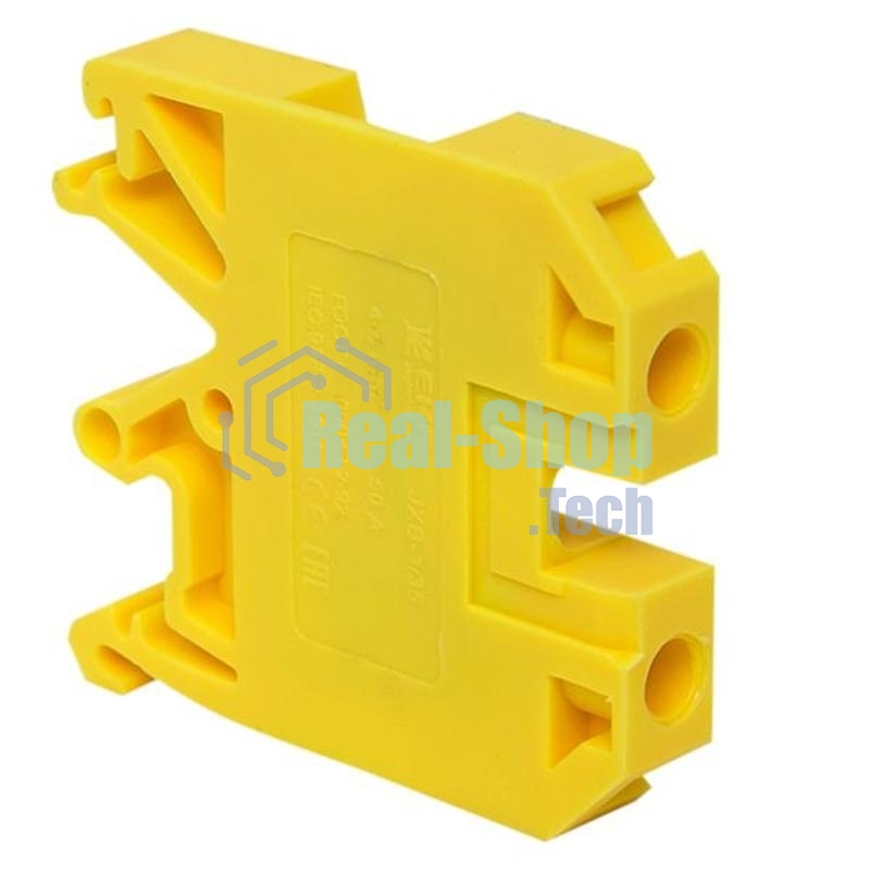 Колодка клеммная JXB-2.5/35 (25а) жел. EKF plc-jxb-2.5/35y