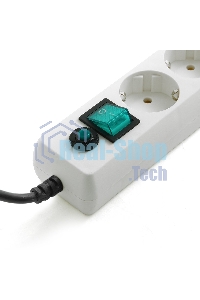 Сетевой фильтр Гарнизон ЕНW-0 0,5 м 6 розеток белый для UPS 