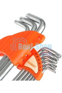 Набор ключей PATRIOT SKТ-9L, TORX, длинные, T10-T50, CRV, 9 шт