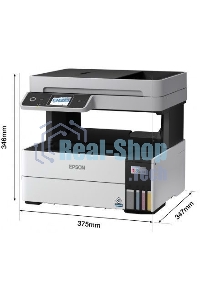 МФУ струйное Epson L6490 (C11CJ88405), A4, цветной, печ. до 17 стр/мин. (ч/б) до 9.5 стр/мин. (цвет), 1200 x 4800 dpi (печать) 1200x2400dpi (скан.), USB, RJ-45, Wi-Fi