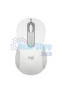 Мышь беспроводная Logitech Signature M650 L белый, 4000 dpi, радиоканал, Bluetooth, USB, кнопки - 5