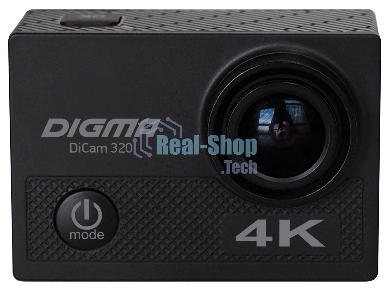 Экшн-камера Digma DiCam 320 черный