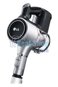 Пылесос вертикальный LG A9N-CORE серебристый, питание от аккумулятора, 160 Вт, уборка сухая, пылесборник 0.44 л, работа от АКБ max 50 мин