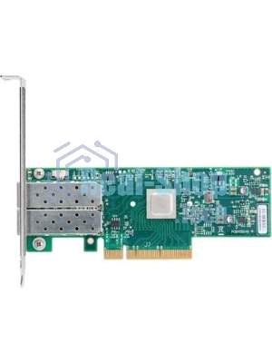 Сетевая карта ConnectX-4 Lx EN network interface card, 25GbE dual-port SFP28, PCIe3.0 x8, tall bracket, SR-IOV, TCP/UDP, MPLS, VxLAN, NVGRE, GENEVE, iSER, NFS RDMA, SMB Direct, ROHS R6