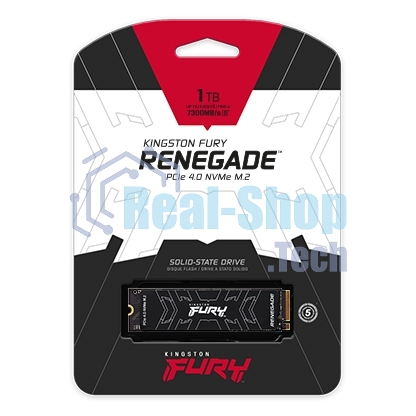 Накопитель SSD Kingston Fury Renegade, 1Tb, PCIe 4.0 x4, M.2 2280, NVMe, R/W 7300/6000, с радиатором
