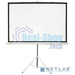 Экран Cactus 127x127см Triscreen CS-PST-127X127 1:1 напольный рулонный белый