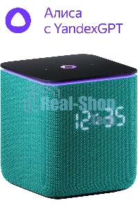 Умная колонка Яндекс Станция Миди, ZigBee, 24Вт, с голосовым ассистентом Алиса на YaGPT, изумрудный