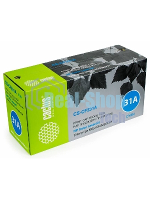 Картридж лазерный Cactus CS-CF331A голубой (15000 стр.) для HP Color LaserJet M651dn/M651n/M651xh