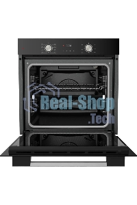 Встраиваемый духовой шкаф Kuppersberg HO 608 B электрический, High-Tech, 60 см, объем 80 л, 8 режимов, поворотное управление, макс. Температура 300 градусов, дисплей, таймер, черный