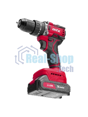 Дрель-шуруповерт MTX CIDS-BL-20, 20 В, 2 Ач, 60 Нм, бесщеточный, ударный