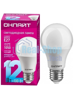 Лампа светодиодная ОНЛАЙТ 90116 OLL-A60-15-230-6.5K-E27-PROMO
